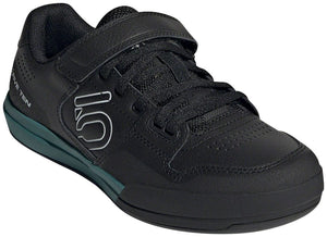 Five Ten Shoes and Insoles 7 Five Ten Hellcat Mountain Clipless Shoes - Women's, Core Black / Crystal White / Hazy Emerald