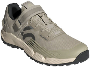 Five Ten Shoes and Insoles 8 Five Ten Trailcross Mountain Clipless Shoes - Men's, Putty Gray/Carbon/Wonder White