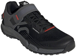Five Ten Shoes and Insoles Five Ten Trailcross Mountain Clipless Shoes - Men's Core BLK/Gray Three/Red 10.5