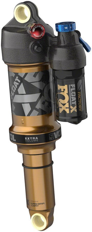 FOX Rear Shocks FOX FLOAT X Factory Rear Shock - Metric 230 x 57.5 mm 2-Position Lever EVOL LV Kashima Coat