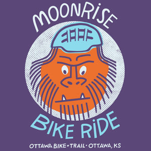 Front Row Sports Shop Merch Moonrise Bike Ride Logo T-Shirt 2026