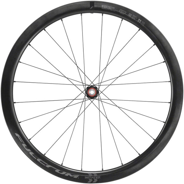 Fulcrum Front Wheel Fulcrum WIND 42 Front Wheel - 700 12 x 100mm Center-Lock Black