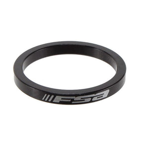 Full Speed Ahead Headset Spacers 5Mm FSA Assorted Headset Spacer Kit 1-1/8" Black with Logo