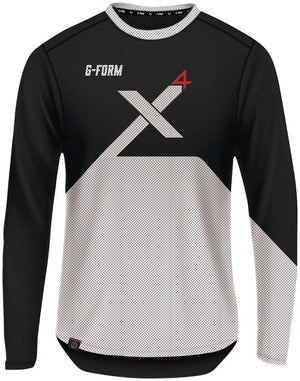 G-Form Jerseys Small / Black/White G-Form Pro-X4 Long Sleeve Bike Jerseys