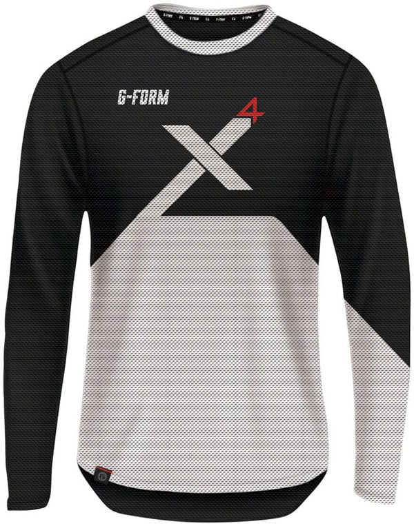 G-Form Jerseys Small / Black/White G-Form Pro-X4 Long Sleeve Bike Jerseys