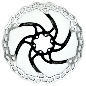 Galfer Disc Rotor Galfer 203mm Rotor 6-Bolt  1.8mm Black/Silver