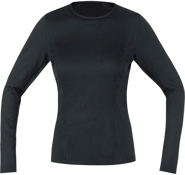 Gorewear Base Layers Gorewear M Base Layer Long Sleeve Shirt - Black Women's Medium