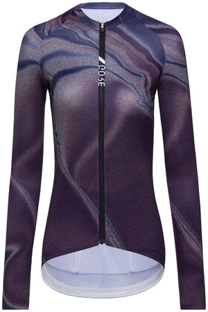 Gorewear Jerseys Gorewear Torrent Jersey - Long Sleeve Process Purple/Ultramarine Women's Medium/8-10