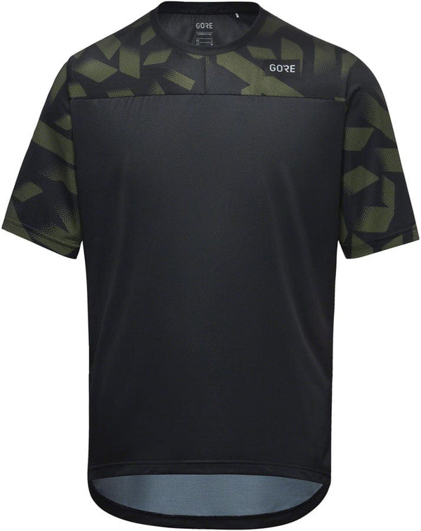 Gorewear Jerseys Gorewear Trail KPR Daily Jersey - Black/Green Men's Medium