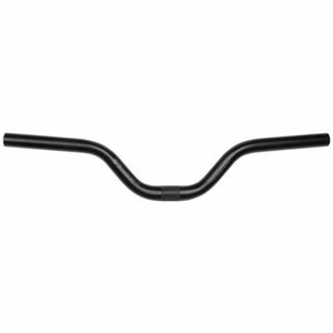 Gusset Flat/Riser Handlebar Gusset Wharf Urban Riser Bar (25.4/31.8) 76mm/560mm - Black