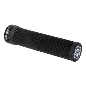 Gusset Lock-On Grips Gusset Single File Clamp-On Grips Black - Pair