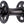 Halo Hubs Front / Qrx100 / Black Halo Retro Road Hubs