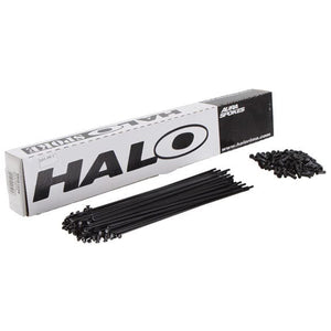Halo Spokes Halo Aura 14g Spoke Black 284mm 100/Count