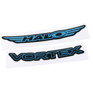 Halo Wheel Parts & Accessories Blue Halo Vortex Rim Decals