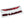 Halo Wheel Parts & Accessories Red Halo Chaos Rim Decals
