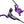 Hayes Disc Brake & Lever Front / Standard / Purple/Black Hayes Dominion A4 Disc Brake Levers