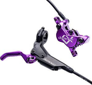 Hayes Disc Brake & Lever Front / Standard / Purple/Black Hayes Dominion A4 Disc Brake Levers