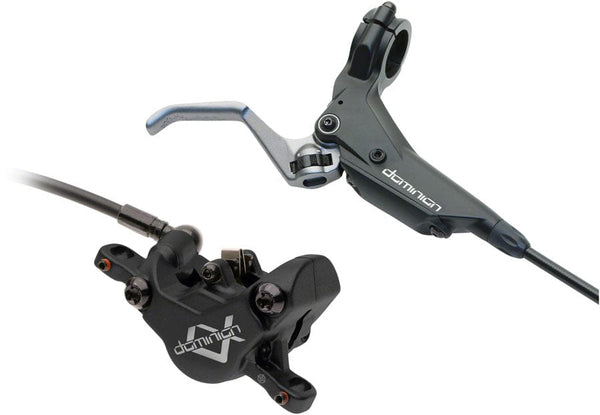 Hayes Disc Brake & Lever Hayes Dominion A2 Disc Brake Lever - Rear Hydraulic Post Mount Stealth BLK/Gray
