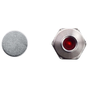 Hexlox Locks Hexlox Single Hexlox Non-Magnetic Code C 6mm Silver