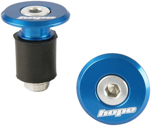 Hope Bars Ends & Plugs Blue Hope Grip Doctor Bar End Plugs