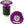 Hope Bars Ends & Plugs Purple Hope Grip Doctor Bar End Plugs