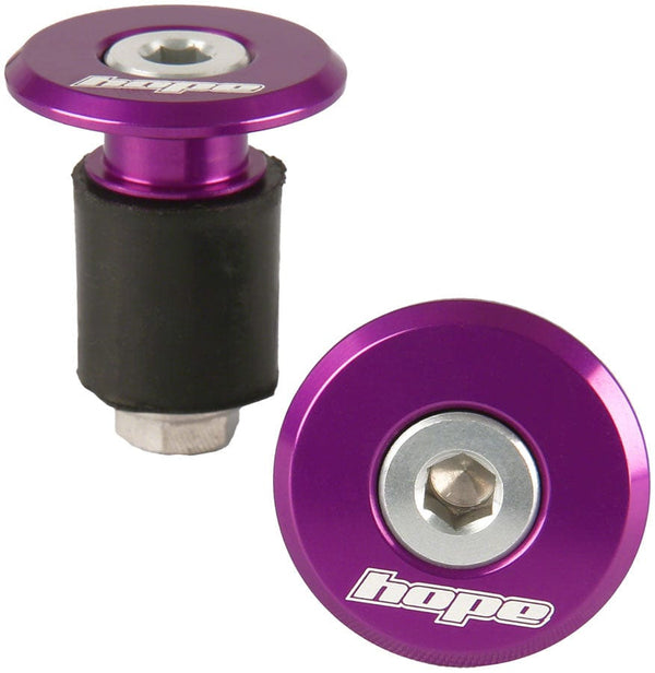 Hope Bars Ends & Plugs Purple Hope Grip Doctor Bar End Plugs