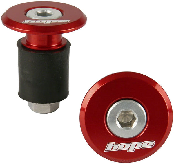 Hope Bars Ends & Plugs Red Hope Grip Doctor Bar End Plugs