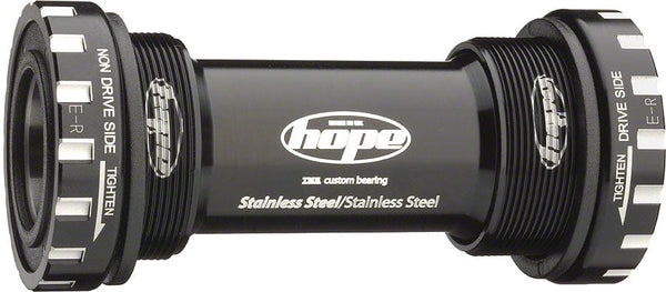 Hope Bottom Brackets Hope BSA Threaded Bottom Bracket - 68/73 For 24mm Spindle Stainless Black