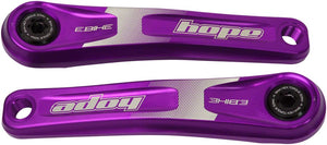 Hope Cranksets and Arms Hope Ebike Crank Arm Set - 155mm ISIS Specialized Offset Purple