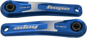 Hope Cranksets and Arms Hope Ebike Crank Arm Set - 155mm ISIS Standard Offset Blue