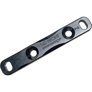 Hope Disc Brake Adapters & Bolts Hope Flat Mount Caliper Adapter Front-160 (Z) Black