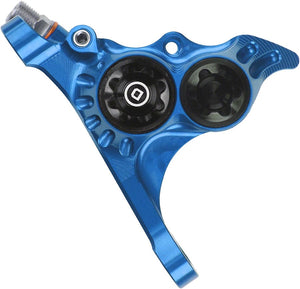 Hope Disc Brake Calipers Hope RX4+ Disc Brake Caliper - Flat Mount Front +20mm DOT Type Blue