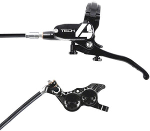 Hope Disc Brake & Lever Hope Tech 4 V4 Disc Brake and Lever Set - Rear Hydraulic Post Mount Black