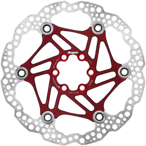 Hope Disc Rotor Hope Floating Disc Brake Rotor - 180mm 6-Bolt Red