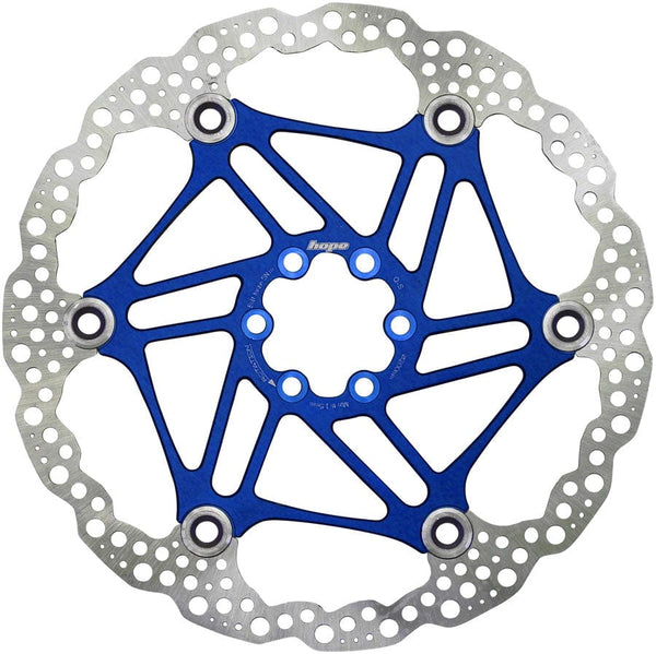 Hope Disc Rotor Hope Floating Disc Brake Rotor - 200mm 6-Bolt Blue