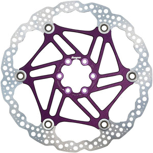 Hope Disc Rotor Hope Floating Disc Brake Rotor - 200mm 6-Bolt Purple