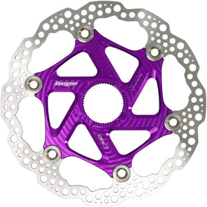 Hope Disc Rotor Hope MTB Floating Centre-Lock Disc Brake Rotor - 180mm Center-Lock Purple