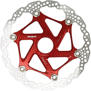 Hope Disc Rotor Hope MTB Floating Centre-Lock Disc Brake Rotor - 203mm Center-Lock Red