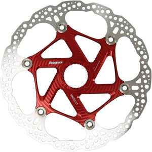 Hope Disc Rotor Hope MTB Floating Centre-Lock Disc Brake Rotor - 220mm Center-Lock Red