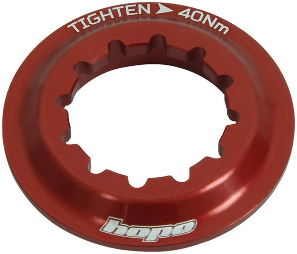 Hope Disc Rotor Red Hope Center Lock Disc Lockring