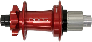 Hope Hubs Hope Pro 5 Rear Hub - 12 x 148mm 6-Bolt Micro Spline Red 28H