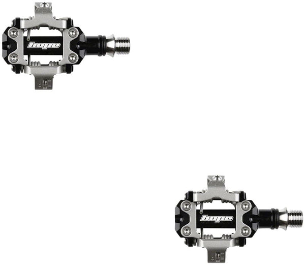 Hope Pedals Black Hope Union RC Pedals - Dual Sided Clipless 9/16"