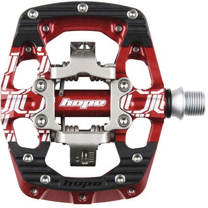 Hope Pedals Red Hope Union GC Pedals