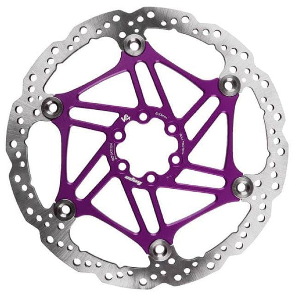 Hope V4 Vented Disc Rotor 6-Bolt Float/Wave 203mm Purpl