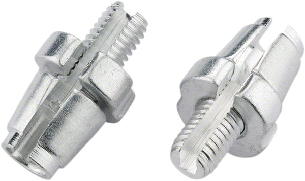 Jagwire Brake Lever Adjusting Barrel M7 Slotted Alloy Adjusting Barrel Bag of 10 Silver