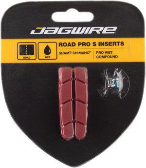 Jagwire Brake Pads 1 Pair / Red Jagwire Road Pro S Brake Pad Inserts