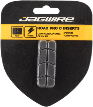 Jagwire Brake Pads Click Fit 2012+ Jagwire Road Pro C Inserts for Campagnolo