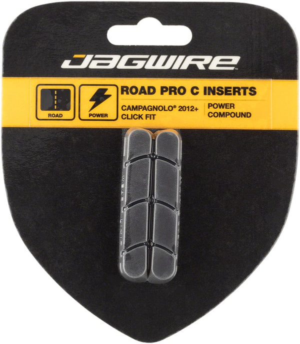 Jagwire Brake Pads Click Fit 2012+ Jagwire Road Pro C Inserts for Campagnolo