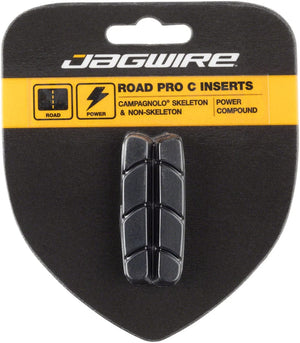 Jagwire Brake Pads Friction Fit Jagwire Road Pro C Inserts for Campagnolo