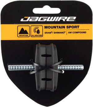 Jagwire Brake Pads Jagwire Mountain Sport Brake Pads Smooth Post 53mm Pad Black